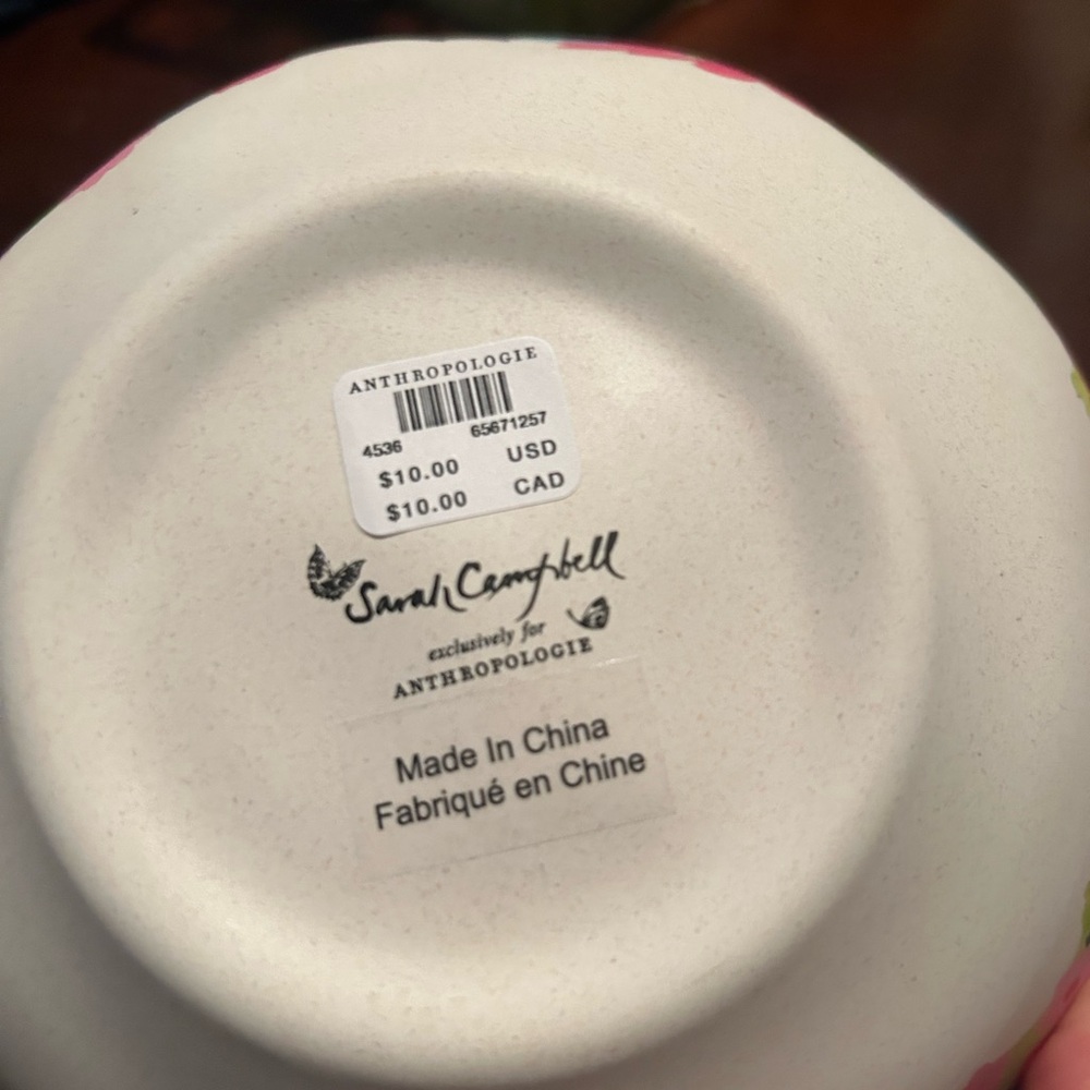 Anthropologie Bamboo melamine bowls - Picture 2 of 4